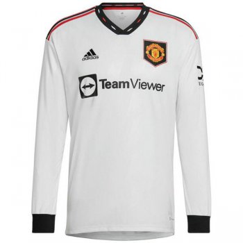 seconda maglia Manchester United manica lunga 2023