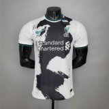 Versione del giocatore maglia Liverpool Bianco-01 2022