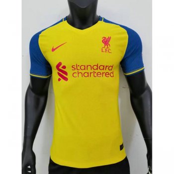 Versione del giocatore maglia Liverpool giallo 2024