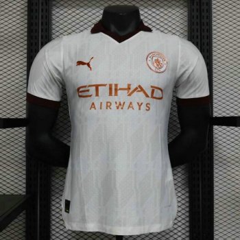 Versione del giocatore maglia Manchester City seconda 2024