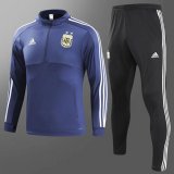 maglia Argentina formazione manica lunga Nascondi blu 2018