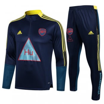 maglia Arsenal formazione manica lunga Blu Reale 2022