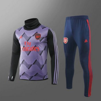 maglia Arsenal formazione manica lunga porpora 2020