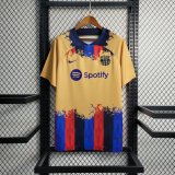 maglia Barcellona formazione giallo-01 2024