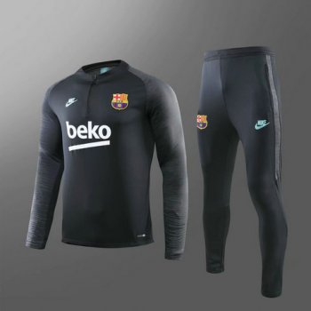 maglia Barcellona formazione manica lunga grigio 2020