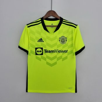 maglia Manchester United 2023 Verde Fluorescente