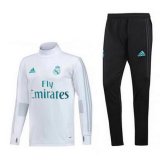 maglia Real Madrid formazione manica lunga bianco-01 2018