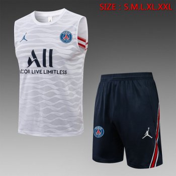 maglia gilet PSG Bianco 2022