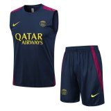 maglia gilet PSG Blu scuro 2024