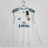 prima maglia Real Madrid Retro manica lunga 2017 2018