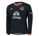 seconda maglia Everton manica lunga 2017