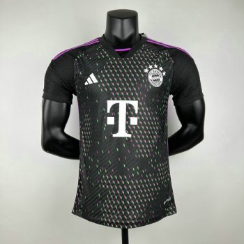 Versione del giocatore maglia Bayern Monaco seconda 2024