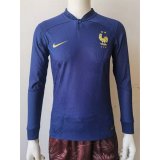 Versione del giocatore maglia Francia ML casa 2023