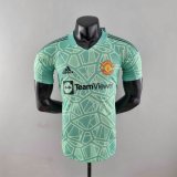 Versione del giocatore maglia Manchester United verde 2023