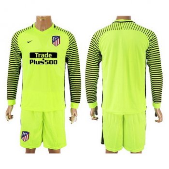 maglia Atletico Madrid manica lunga giallo 2018