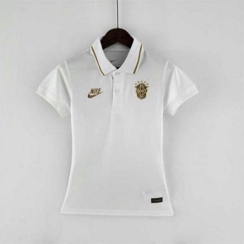 maglia Brasile donna Polo bianco 2023