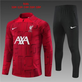 maglia Liverpool formazione manica lunga bambino rosso 2024