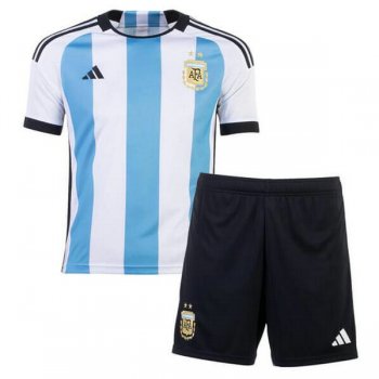 prima maglia Argentina bambino Coppa del Mondo 2022