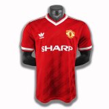 prima maglia Manchester United Retro rosso 1986