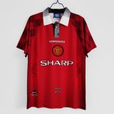 prima maglia Manchester United Retro rosso 1996 1997