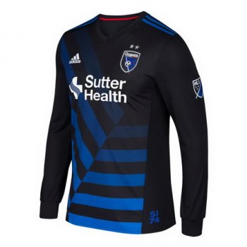 prima maglia San Jose Earthquakes manica lunga 2018