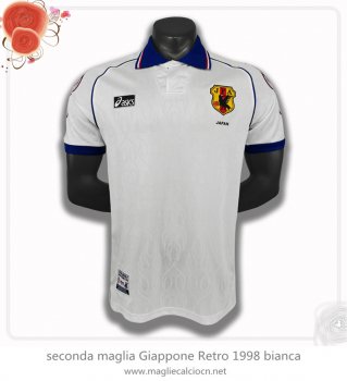 seconda maglia Giappone Retro 1998 bianca