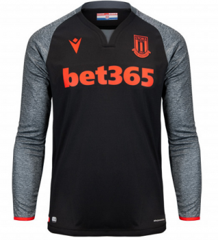 seconda maglia Stoke City manica lunga 2020