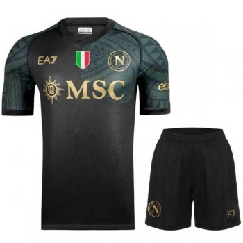 terza maglia Napoli bambino 2024