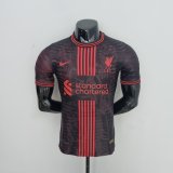 Versione del giocatore maglia Liverpool Formazione Rosso Nero 2023