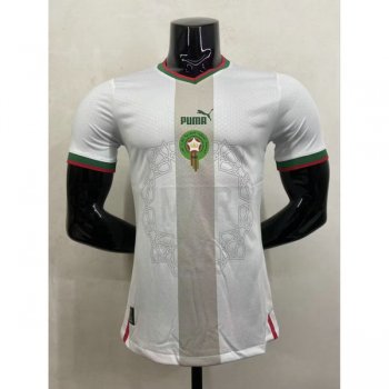 Versione del giocatore maglia Marocco seconda 2023