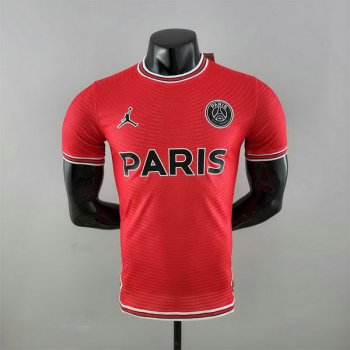 Versione del giocatore maglia PSG rosso 2023