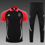 maglia Ajax Polo Nero Rosso 2023