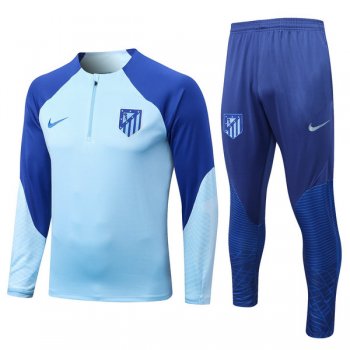 maglia Atletico Madrid formazione manica lunga blu-01 2023