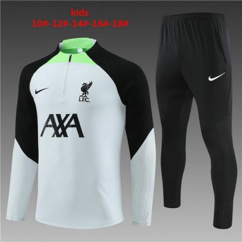 maglia Liverpool formazione manica lunga bambino grigio 2024