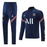 maglia PSG formazione manica lunga blu 2022