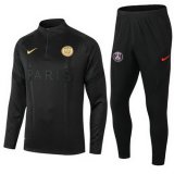 maglia PSG formazione manica lunga nero 2021