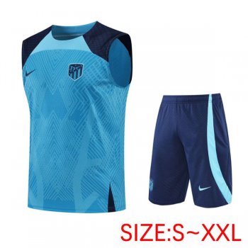 maglia gilet Atletico Madrid blu 2023