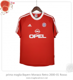 prima maglia Bayern Monaco Retro 2000-01 Rosso