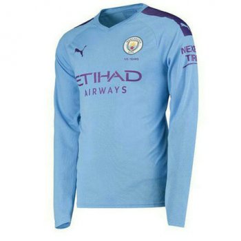 prima maglia Manchester City manica lunga 2020