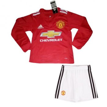 prima maglia Manchester United manica lunga bambino 2018