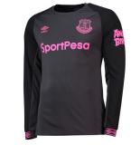 seconda maglia Everton manica lunga 2018