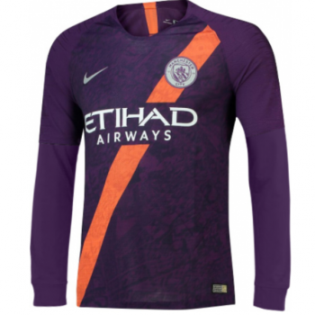 terza maglia Manchester City manica lunga 2019