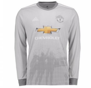 terza maglia Manchester United manica lunga 2018