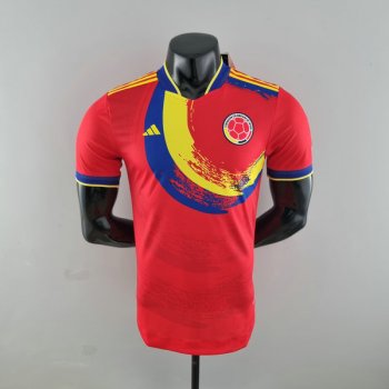 Versione del giocatore maglia Colombia edizione speciale rosso 2023