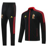 maglia Belgio Giacca Zip lunga 2022 nero