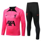 maglia Liverpool formazione manica lunga Rosa 2023