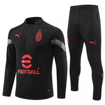 maglia Milan formazione manica lunga nero 2023