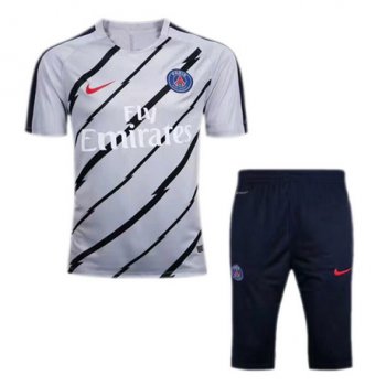 maglia PSG formazione grigio-01 2017 2018