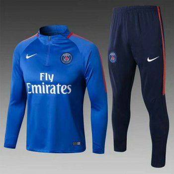 maglia PSG formazione manica lunga Blu 2018