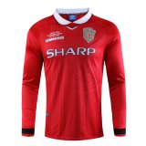 prima maglia Manchester United Retro manica lunga 1999 2000